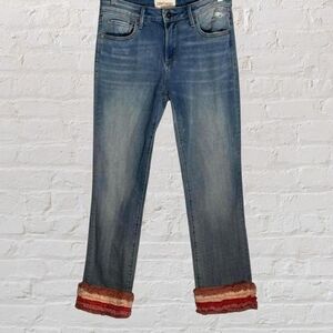 DRIFTWOOD Blue Jeans with Red Accents